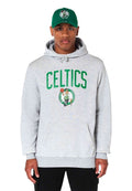 SUDADERA NEW ERA GRIS BOSTON CELTICS NBA REGULAR HOODY