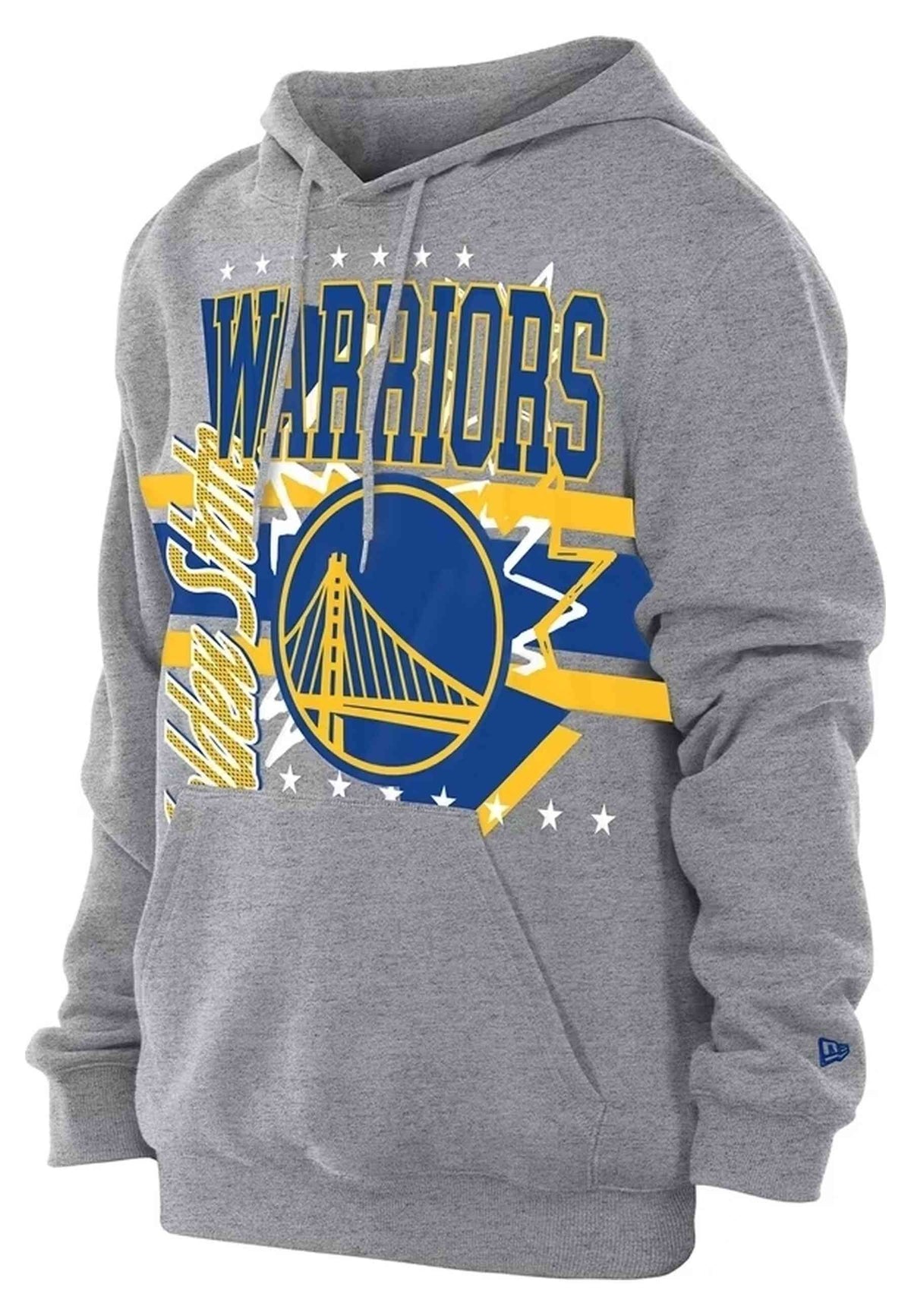 SUDADERA NEW ERA GRIS GOLDEN STATE WARRIORS SPT CLASSIC HOODIE
