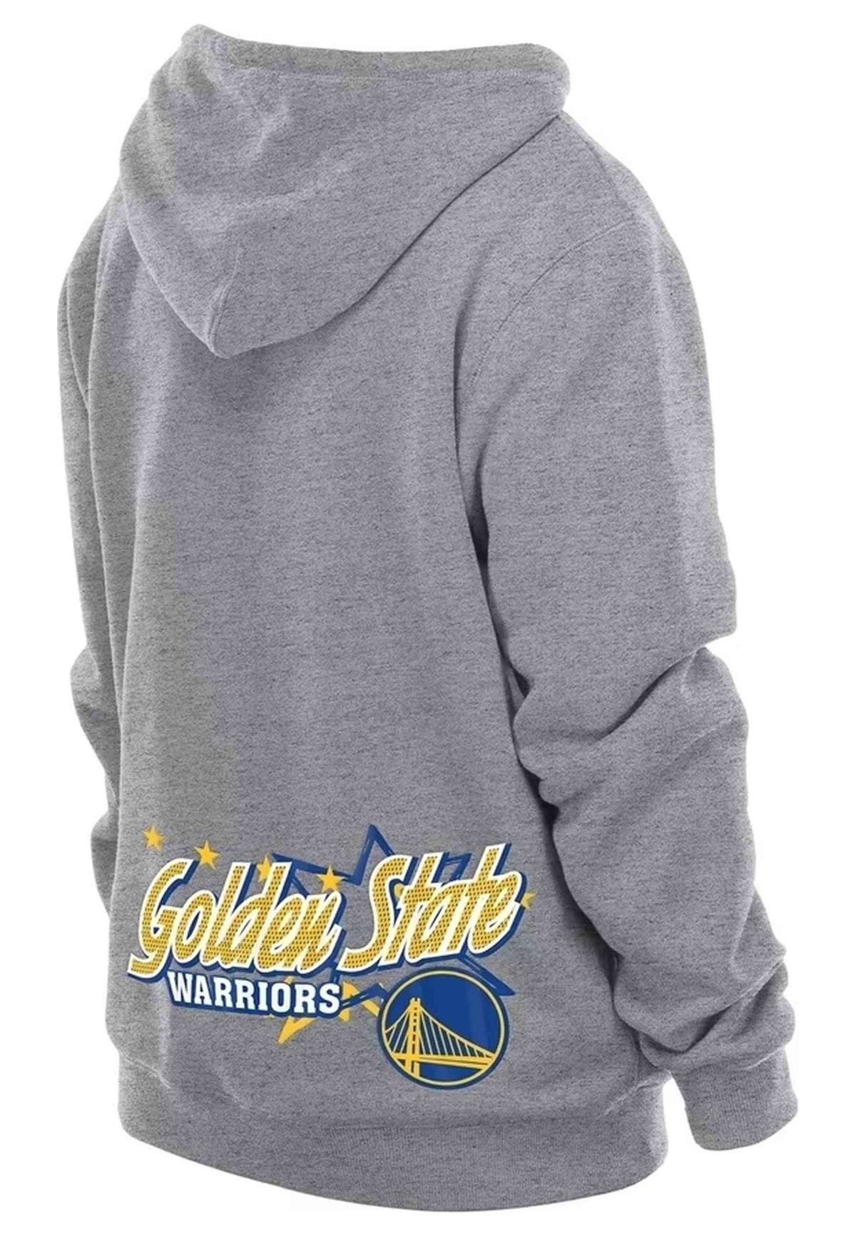 SUDADERA NEW ERA GRIS GOLDEN STATE WARRIORS SPT CLASSIC HOODIE
