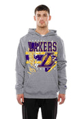 SUDADERA NEW ERA GRIS LOS ANGELES LAKERS SPT CLASSIC HOODIE