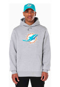 SUDADERA NEW ERA GRIS MIAMI DOLPHINS NFL REGULAR HODDY