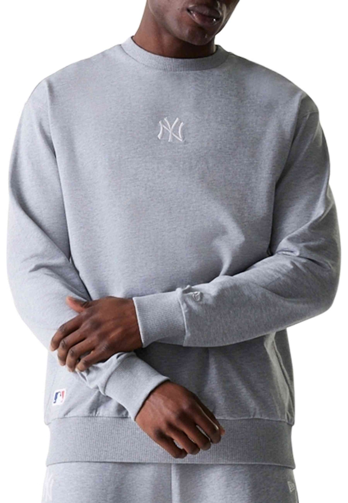SUDADERA NEW ERA GRIS MLB LE MIDI YANKEES CREWNECK SWEATSHIRT