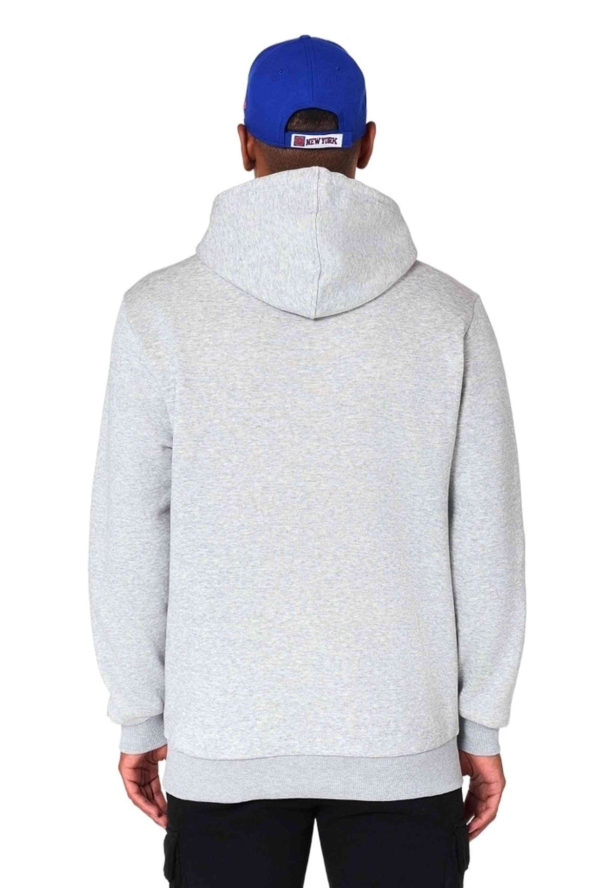 SUDADERA NEW ERA GRIS NEW YORK KNIKS NBA REGULAR HOODY