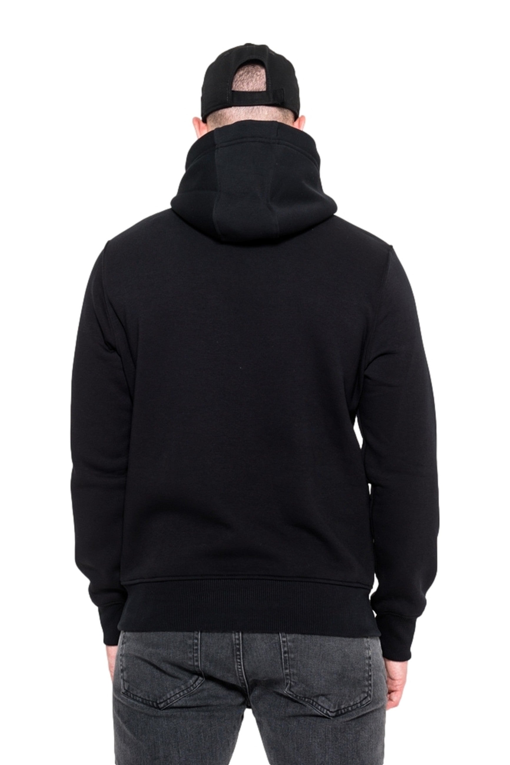 SUDADERA NEW ERA NEGRA PANTHERS TEAM LOGO PO HOODY CARPAN