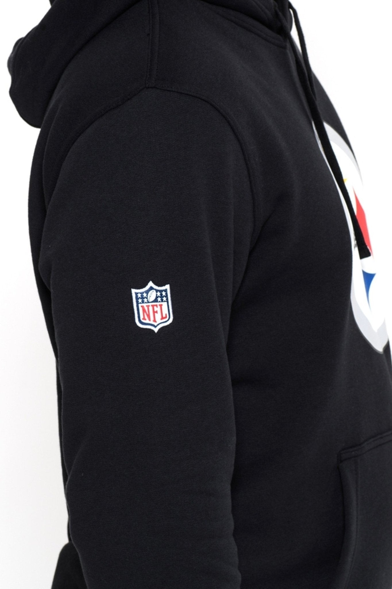 SUDADERA NEW ERA NEGRA STEELERS TEAM LOGO PO HOODY - AREA ZERO