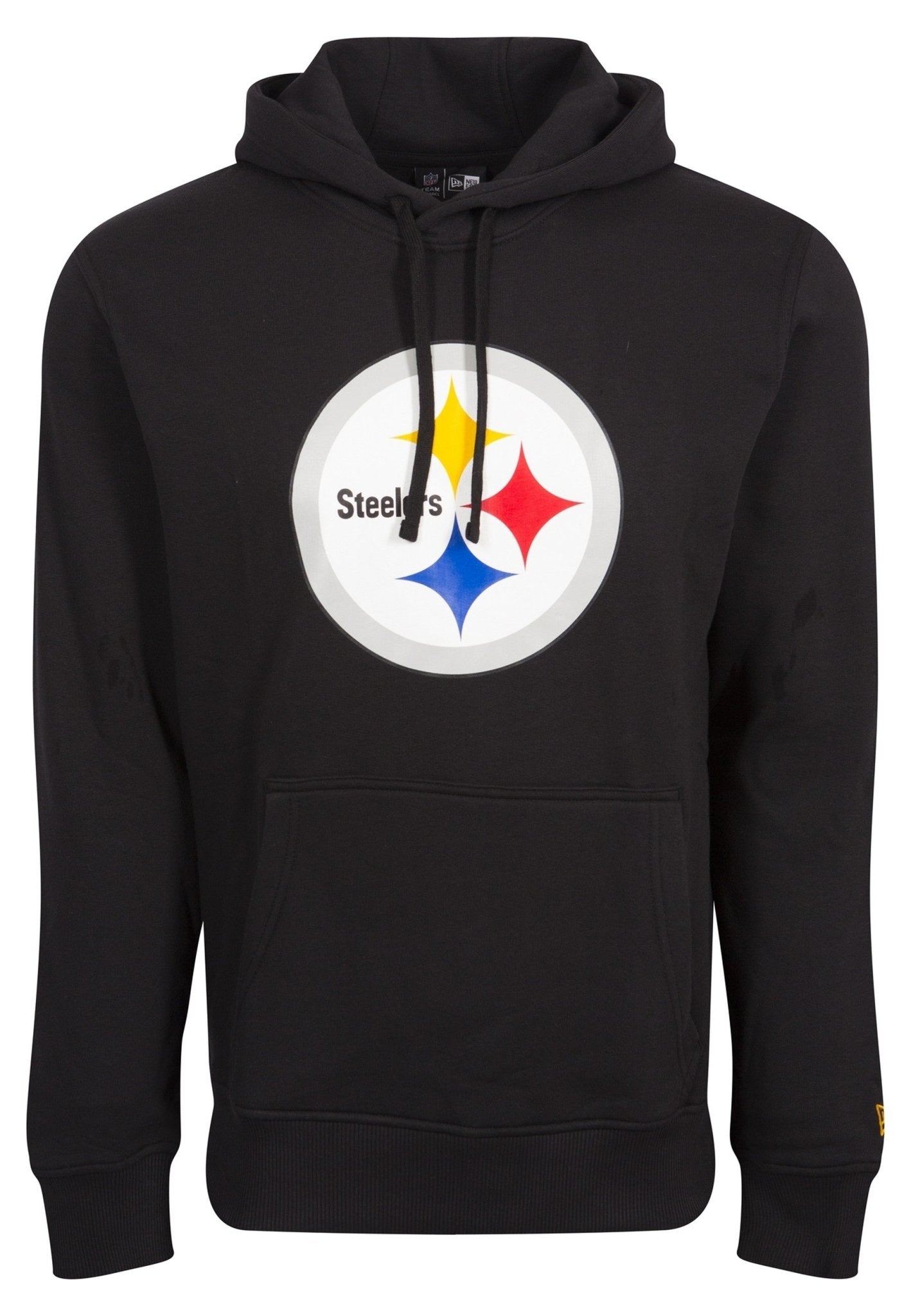 SUDADERA NEW ERA NEGRA STEELERS TEAM LOGO PO HOODY - AREA ZERO