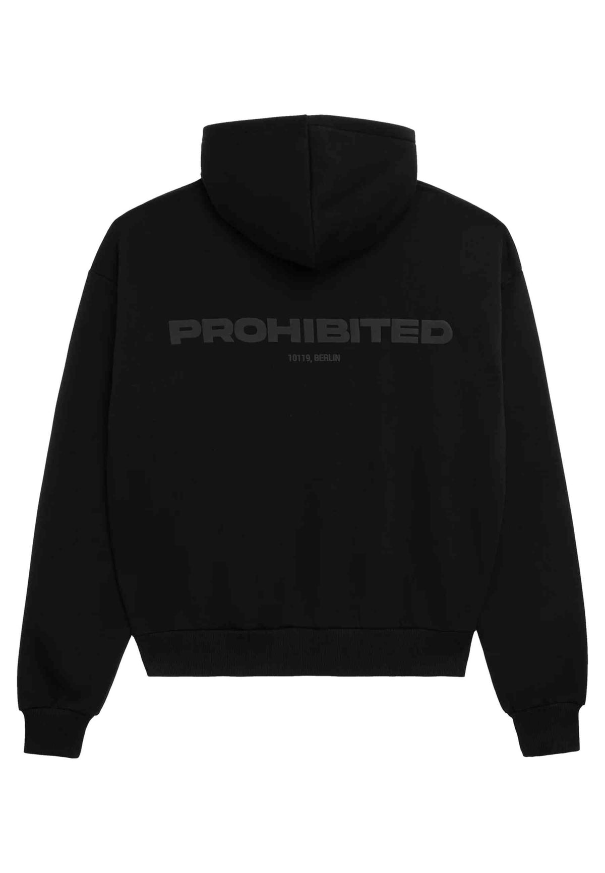 SUDADERA PROHIBITED NEGRA CLASSIC LOGO HOODIE