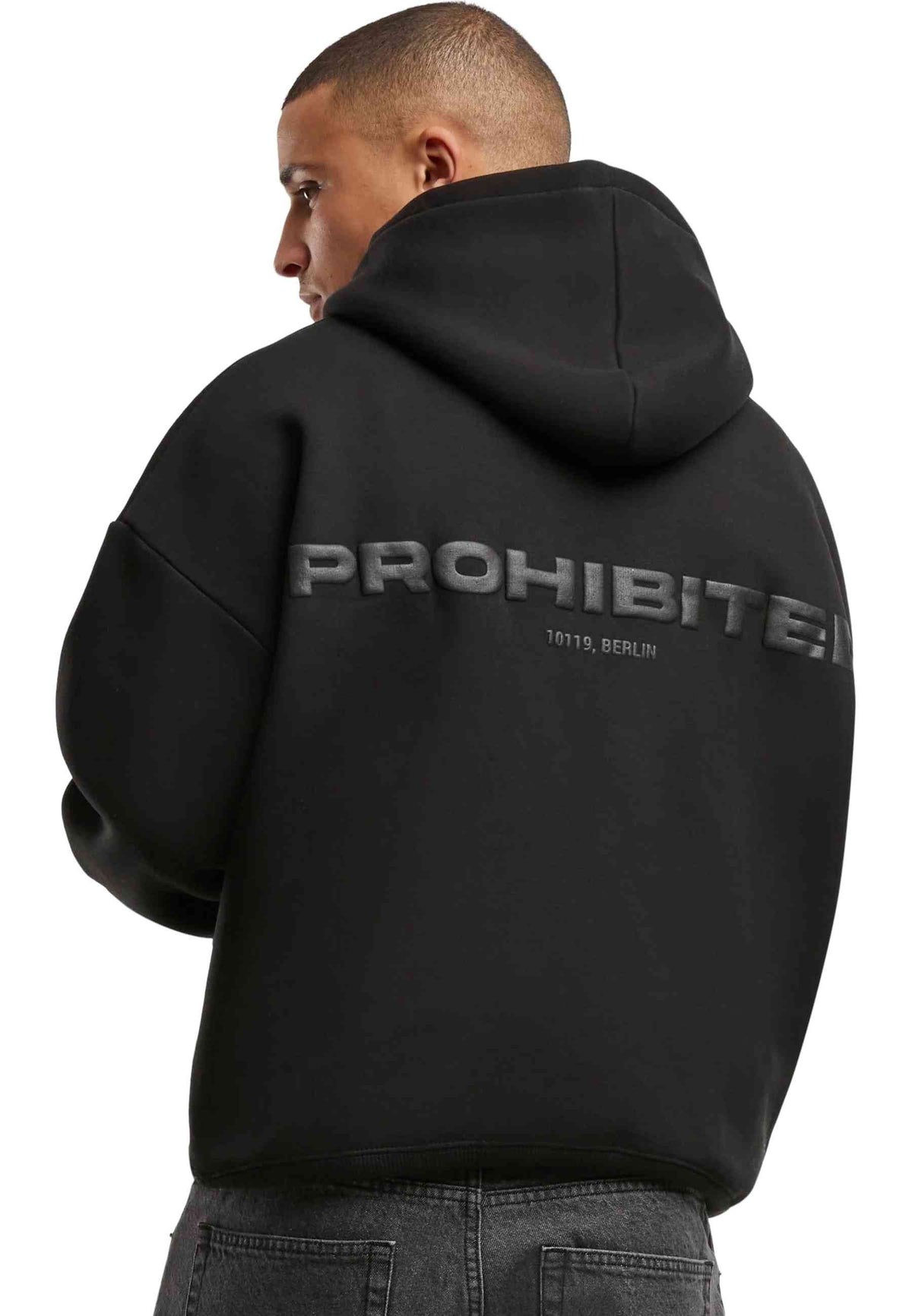 SUDADERA PROHIBITED NEGRA CLASSIC LOGO HOODIE