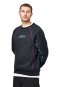 SUDADERA SANTA CRUZ NEGRA PINSTRIPE CREWNECK