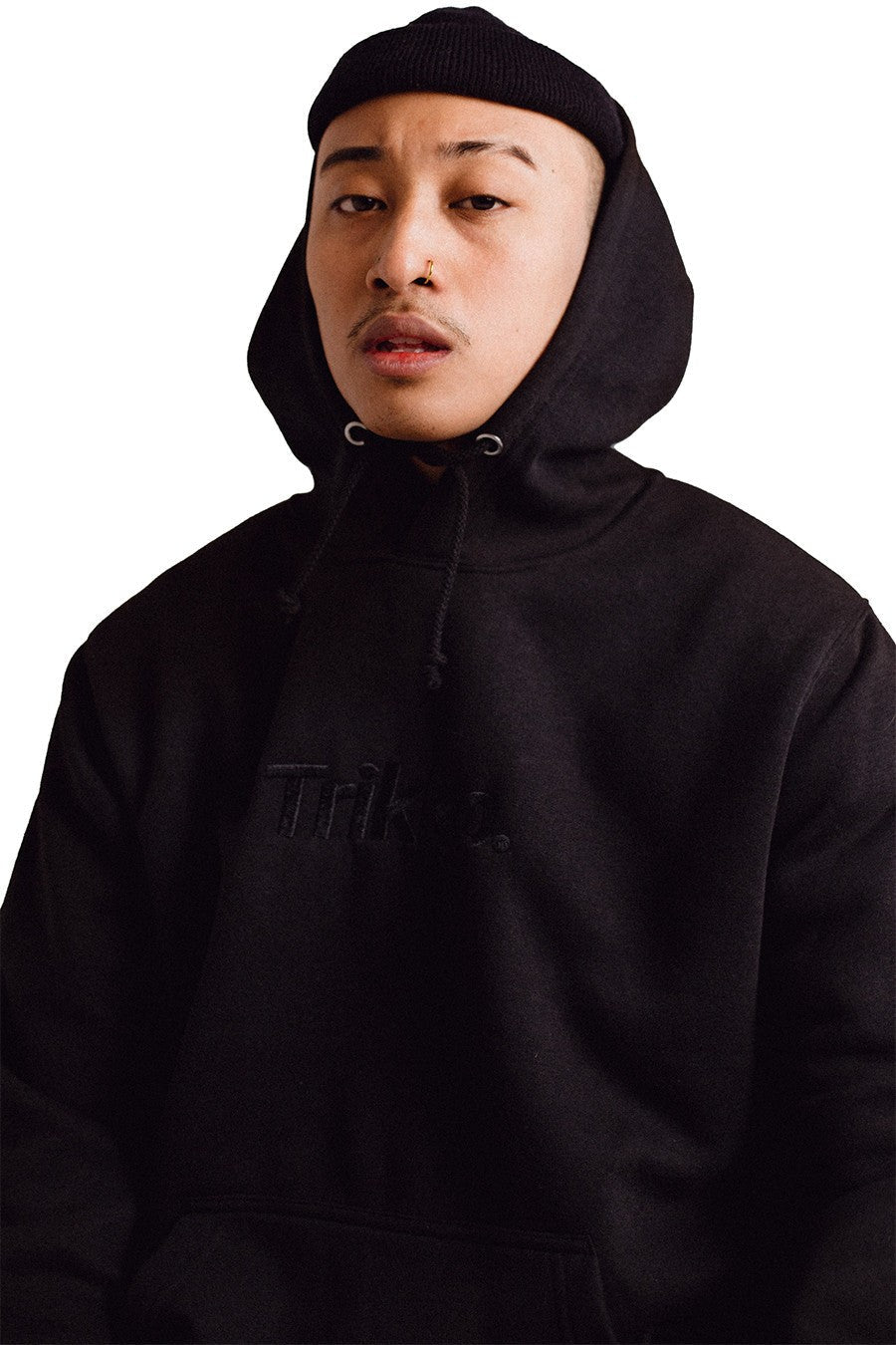 SUDADERA TRIKKO NEGRA BECOME THE CHANGE HOODIE - AREA ZERO