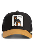 GORRA GOORIN BROS ROTTWEILER BAD BOY TRUCKER NEGRA TOSTADA