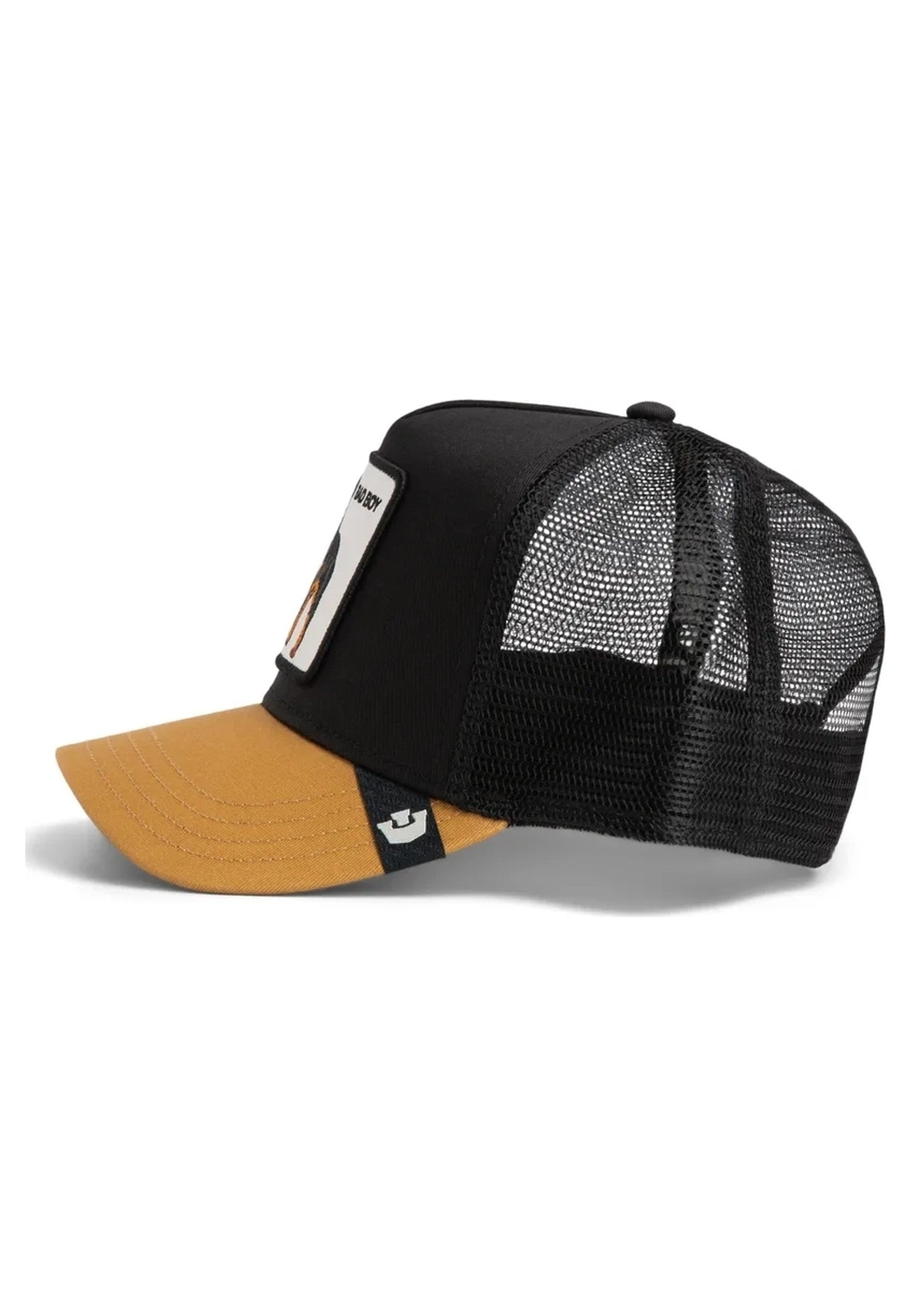 GORRA GOORIN NEGRA/TOSTADA ROTTWEILLER BAD BOY VOI17 TRUCKER CAP