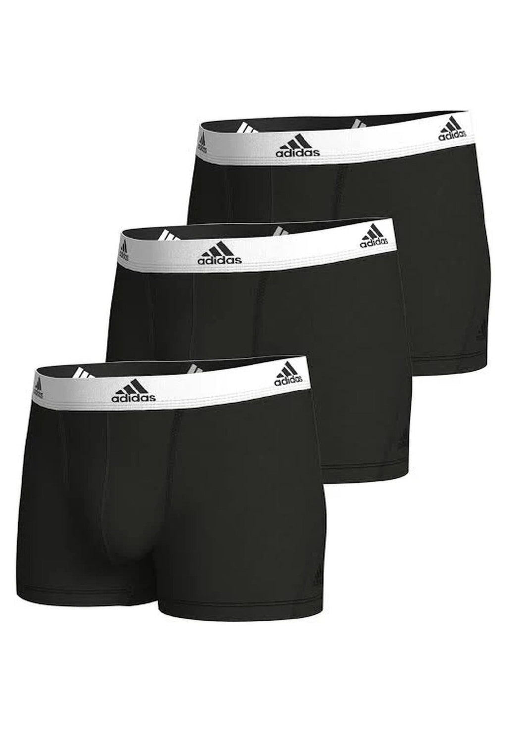 TRIPACK BOXERS ADIDAS NEGROS ACTIVE FLEX COTTON PACK - AREA ZERO