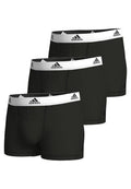 TRIPACK BOXERS ADIDAS NEGROS ACTIVE FLEX COTTON PACK