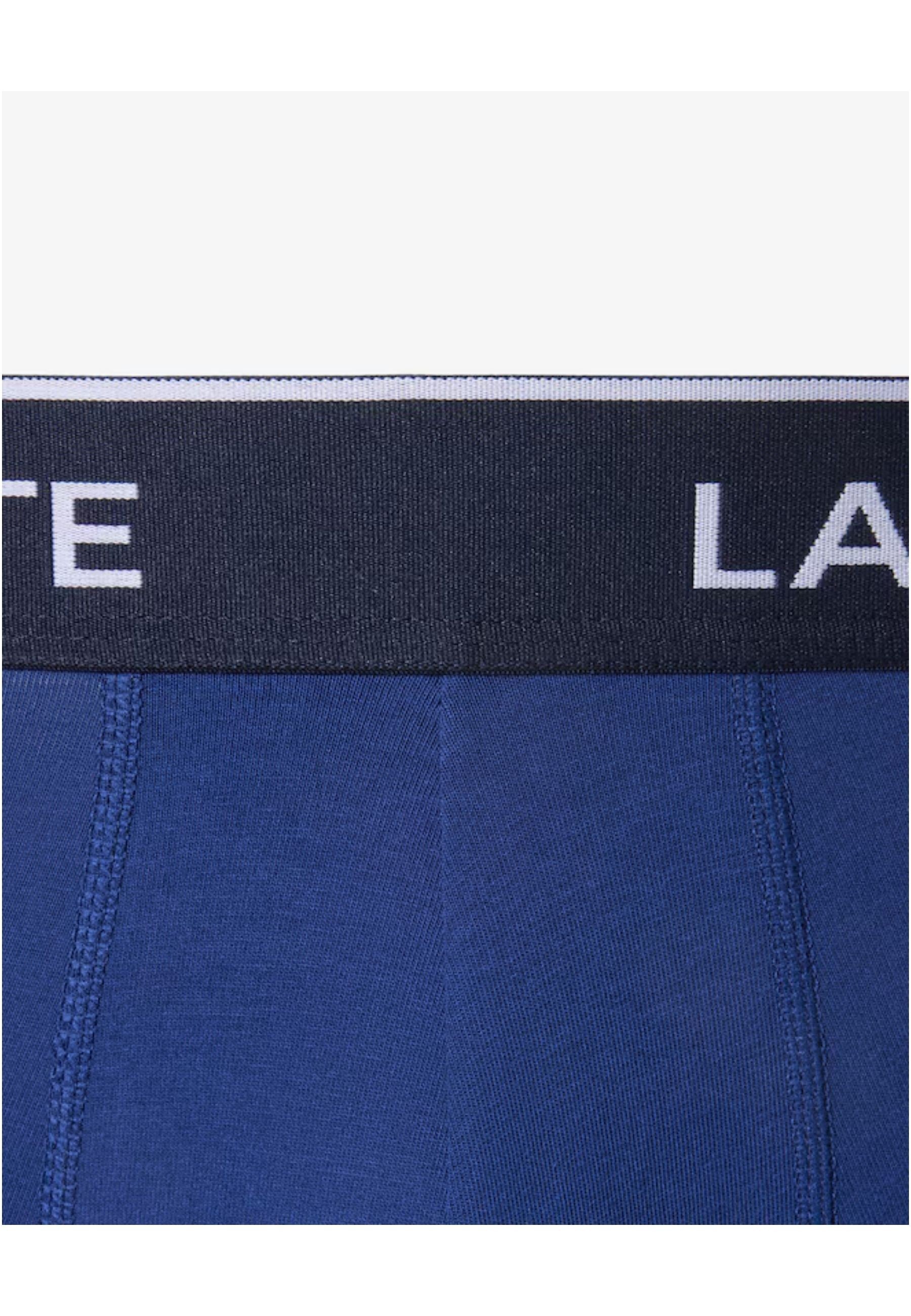TRIPACK BOXERS LACOSTE MARINO-ROJO-AZUL BRANDED WAISTBAND