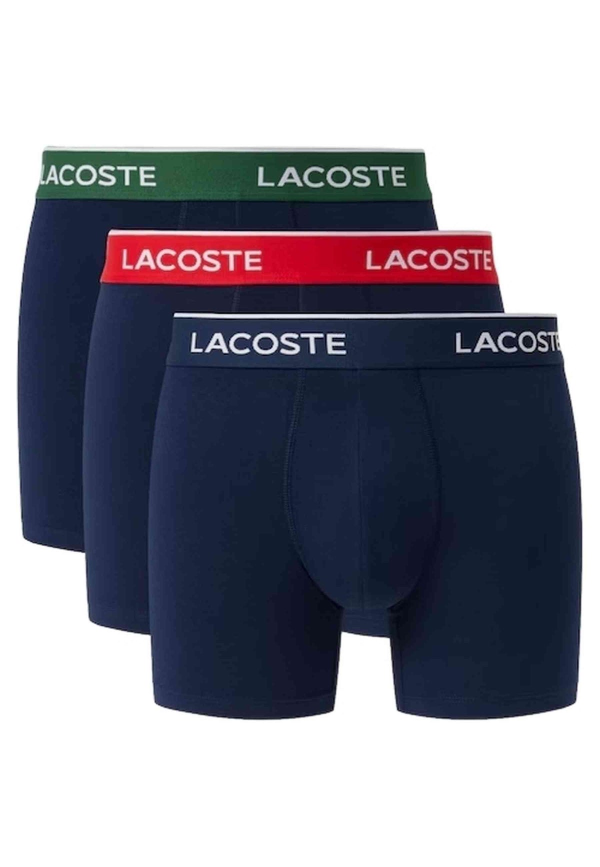 TRIPACK BOXERS LACOSTE MARINOS CLASSIC LOGO WAISTBAND TRUNKS