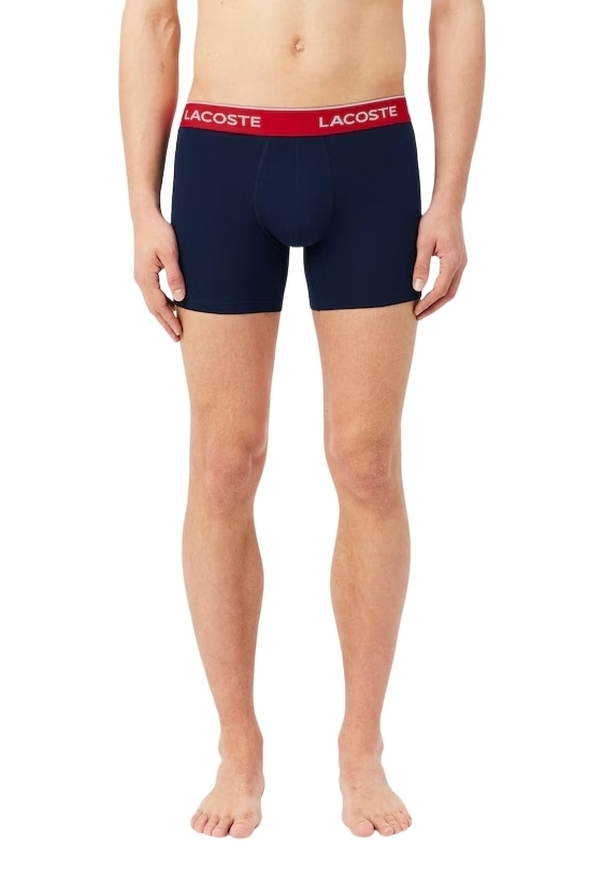 TRIPACK BOXERS LACOSTE MARINOS CLASSIC LOGO WAISTBAND TRUNKS