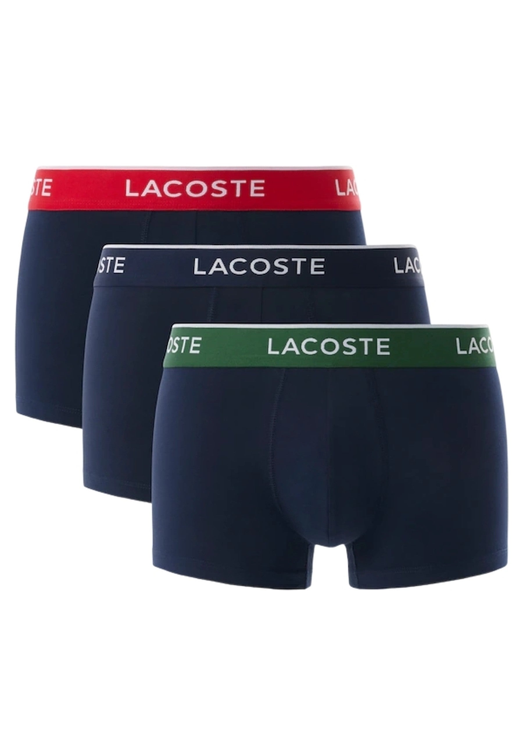 TRIPACK BOXERS LACOSTE MARINOS COTTON TRUNK