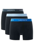 TRIPACK BOXERS LACOSTE NEGROS CLASSIC LOGO WAISTBAND TRUNK