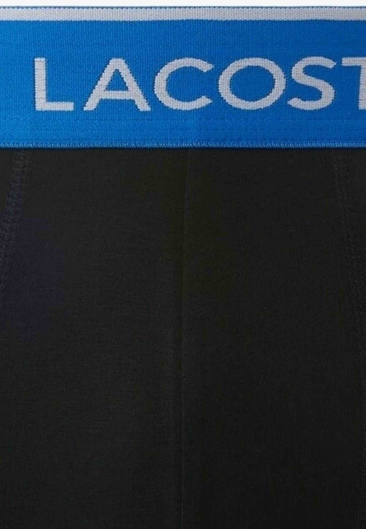 TRIPACK BOXERS LACOSTE NEGROS CLASSIC LOGO WAISTBAND TRUNK