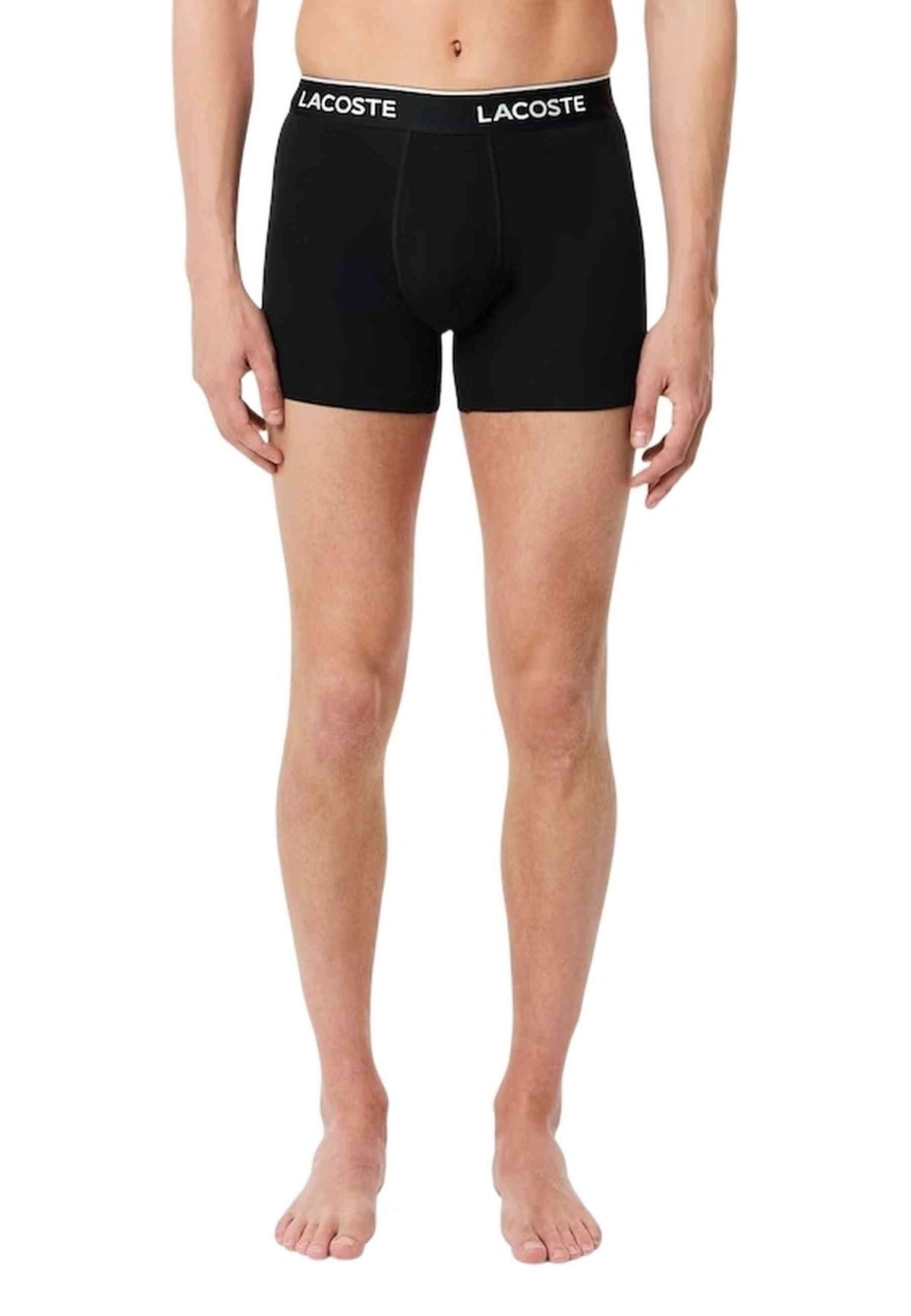 TRIPACK BOXERS LACOSTE NEGROS