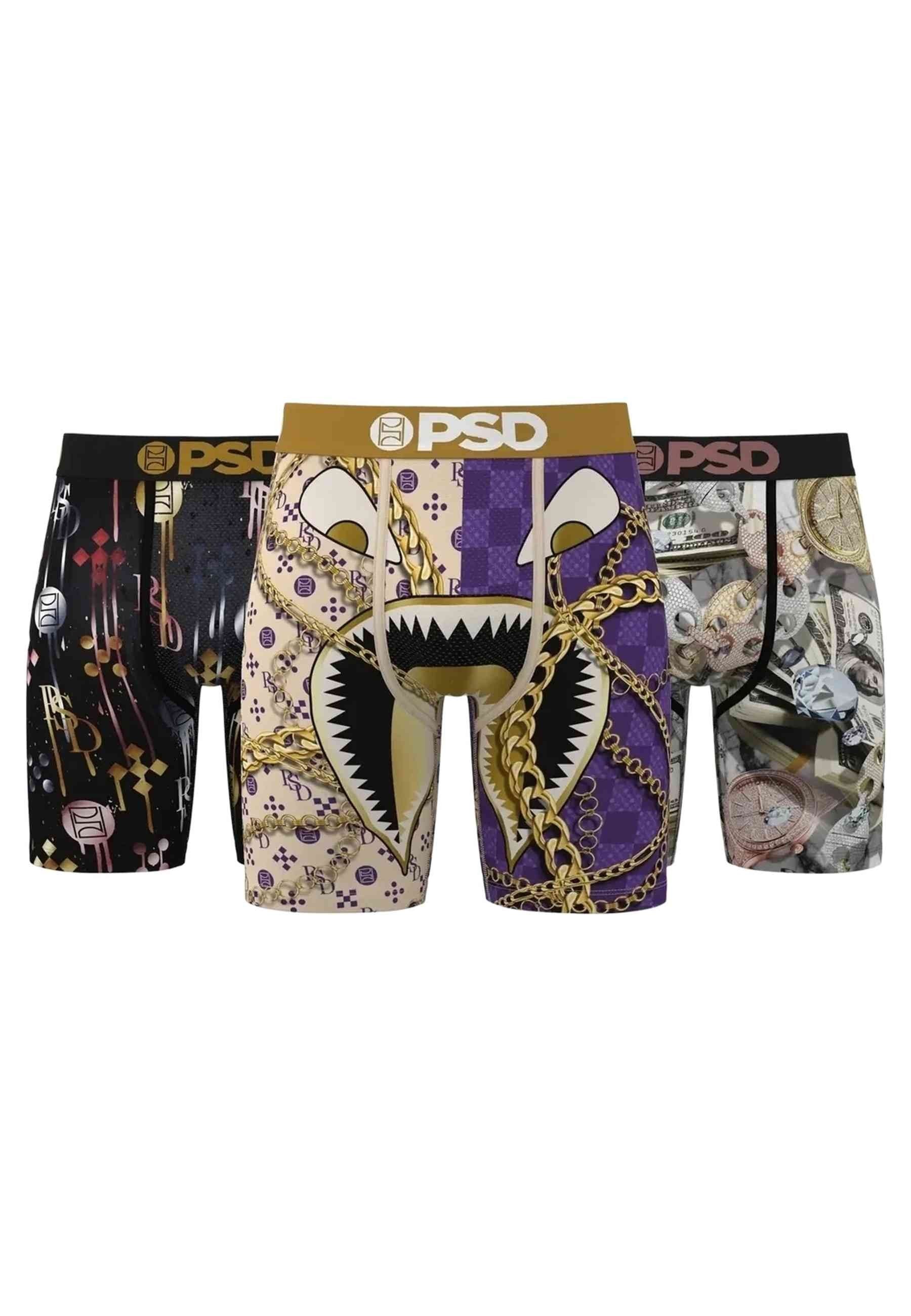 TRIPACK BOXERS PSD GOLD RUSH STANDARD LENGHT TRUNK