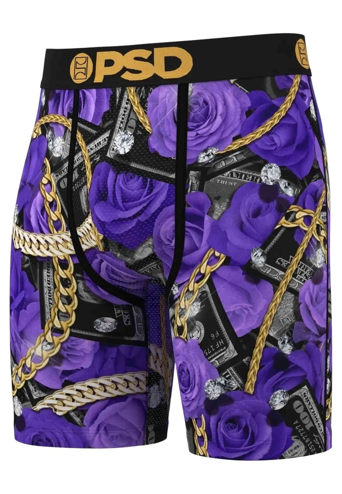 TRIPACK BOXERS PSD MORADOS PURPLE RAIN STANDARD LENGTH TRUNK