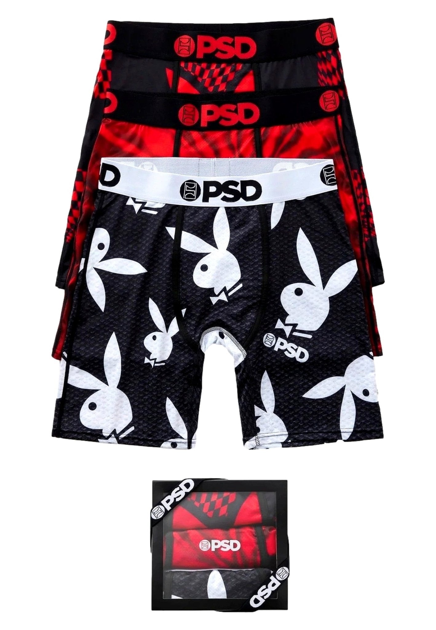 TRIPACK BOXERS PSD PLAYBOY KIT CORE FIT LENGHT - AREA ZERO