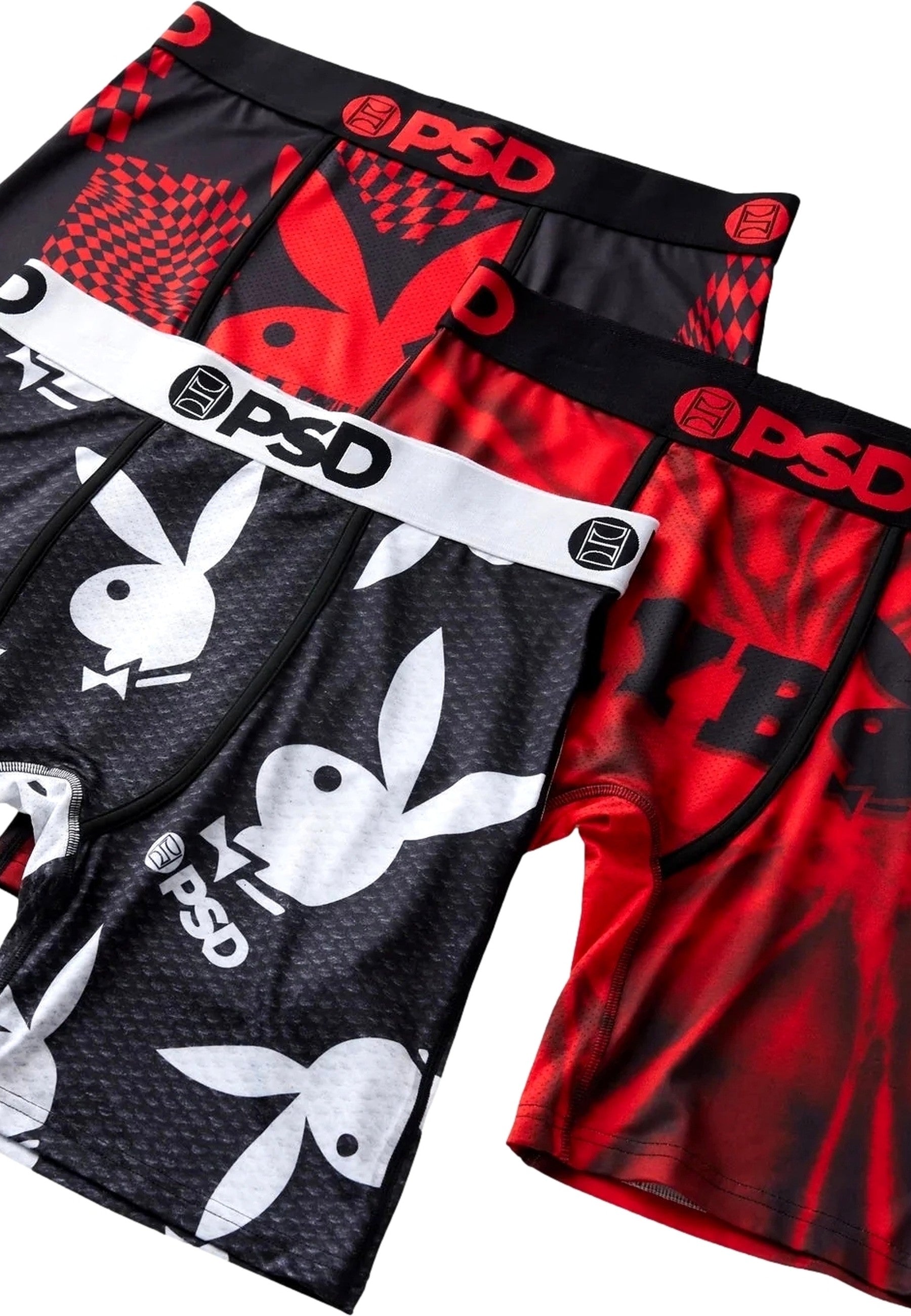 TRIPACK BOXERS PSD PLAYBOY KIT CORE FIT LENGHT