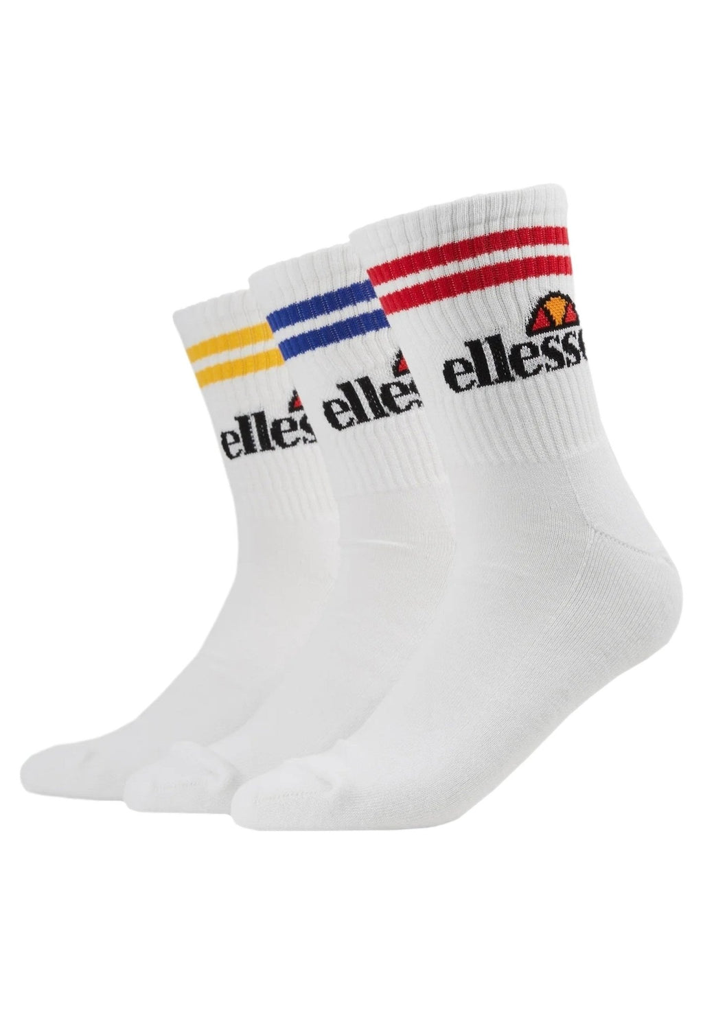 TRIPACK CALCETINES ELLESSE BLANCOS PULLO SOCKS - AREA ZERO