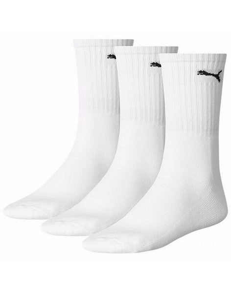 TRIPACK CALCETINES PUMA BLANCOS CREW SOCK - AREA ZERO