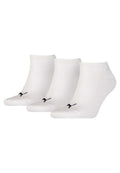 TRIPACK CALCETINES PUMA BLANCOS TOBILLEROS LOGO