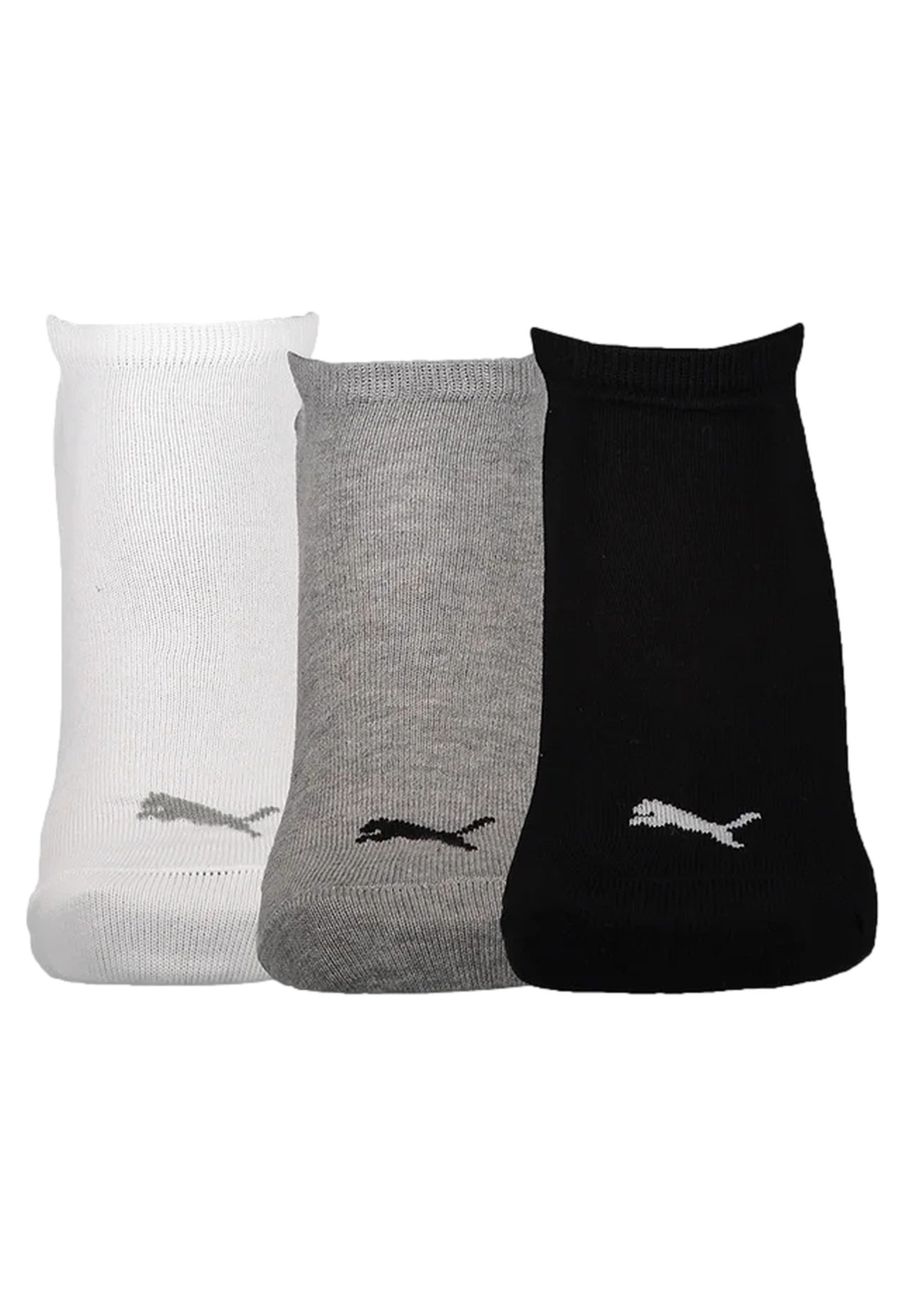 TRIPACK CALCETINES PUMA SNEAKER PLAIN GRIS/BLANCO/NEGRO