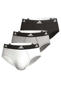 TRIPACK SLIPS ADIDAS NEGRO/GRIS/BLANCO ACTIVE FLEX SLIPS
