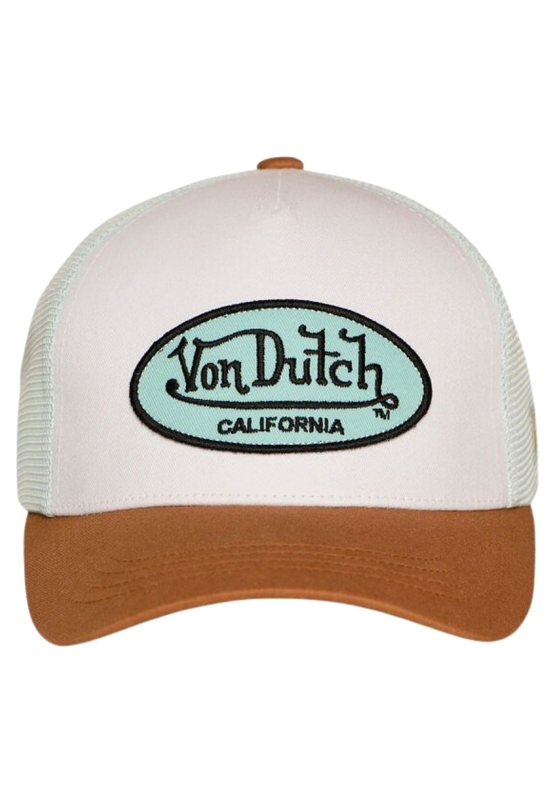 GORRA VON DUTCH BEIGE/TURQUESA LOFB40 TRUCKER CAP