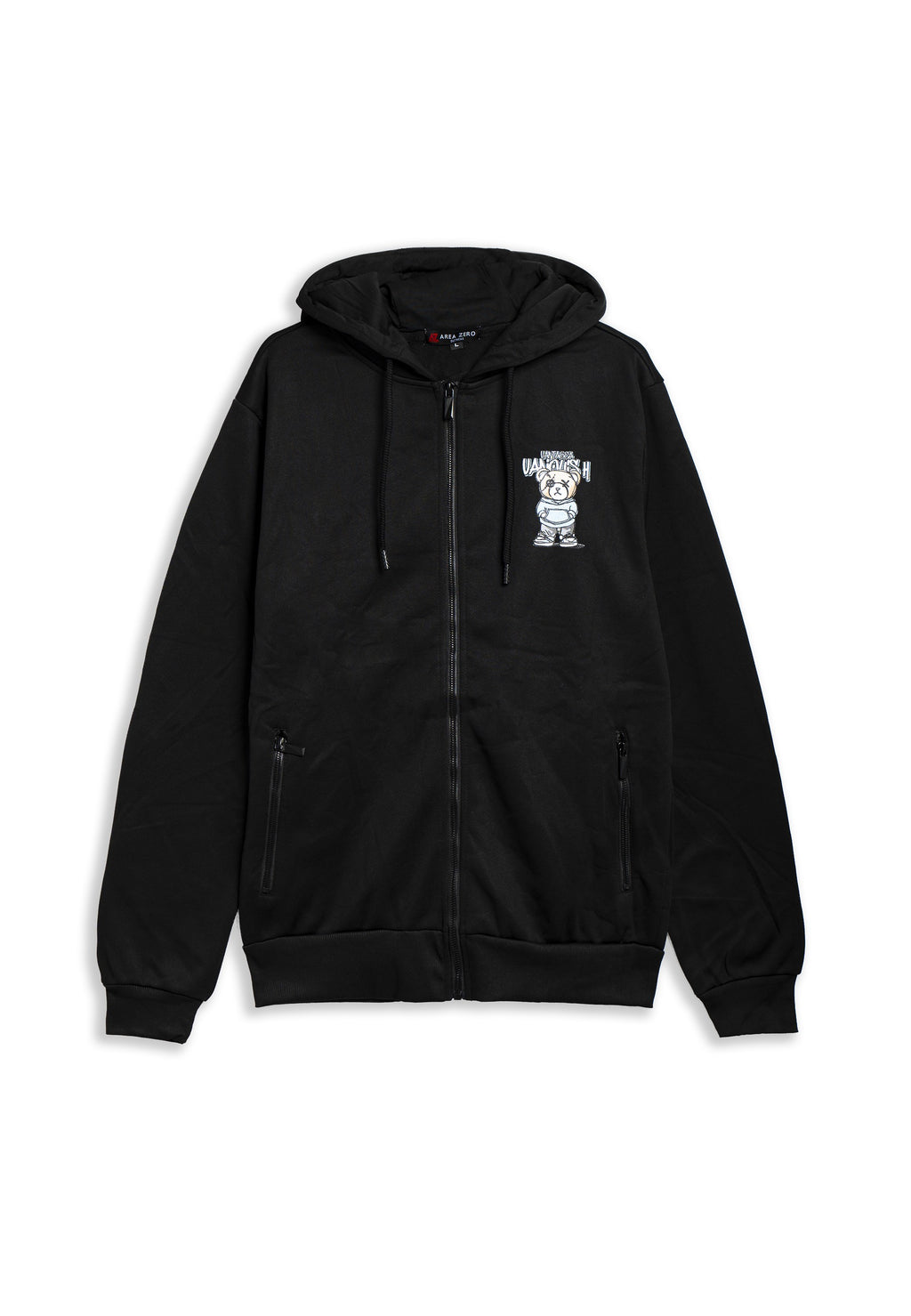 CHAQUETA AREA ZERO NEGRA/TURQUESA VAQUISH ANGRY BEAR TRACKJACKET