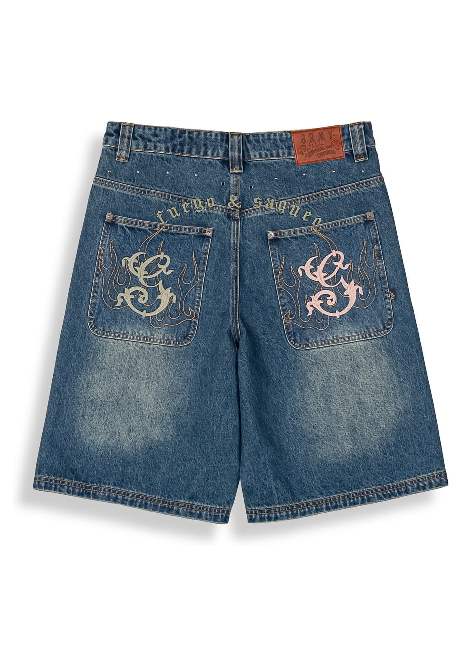 VAQUERO CORTO GRIMEY STW CHIEF WATCHER BAGGY DENIM SHORTS