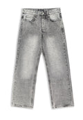 VAQUERO GRIS GASTADO WIDE LEG GLOW PANT