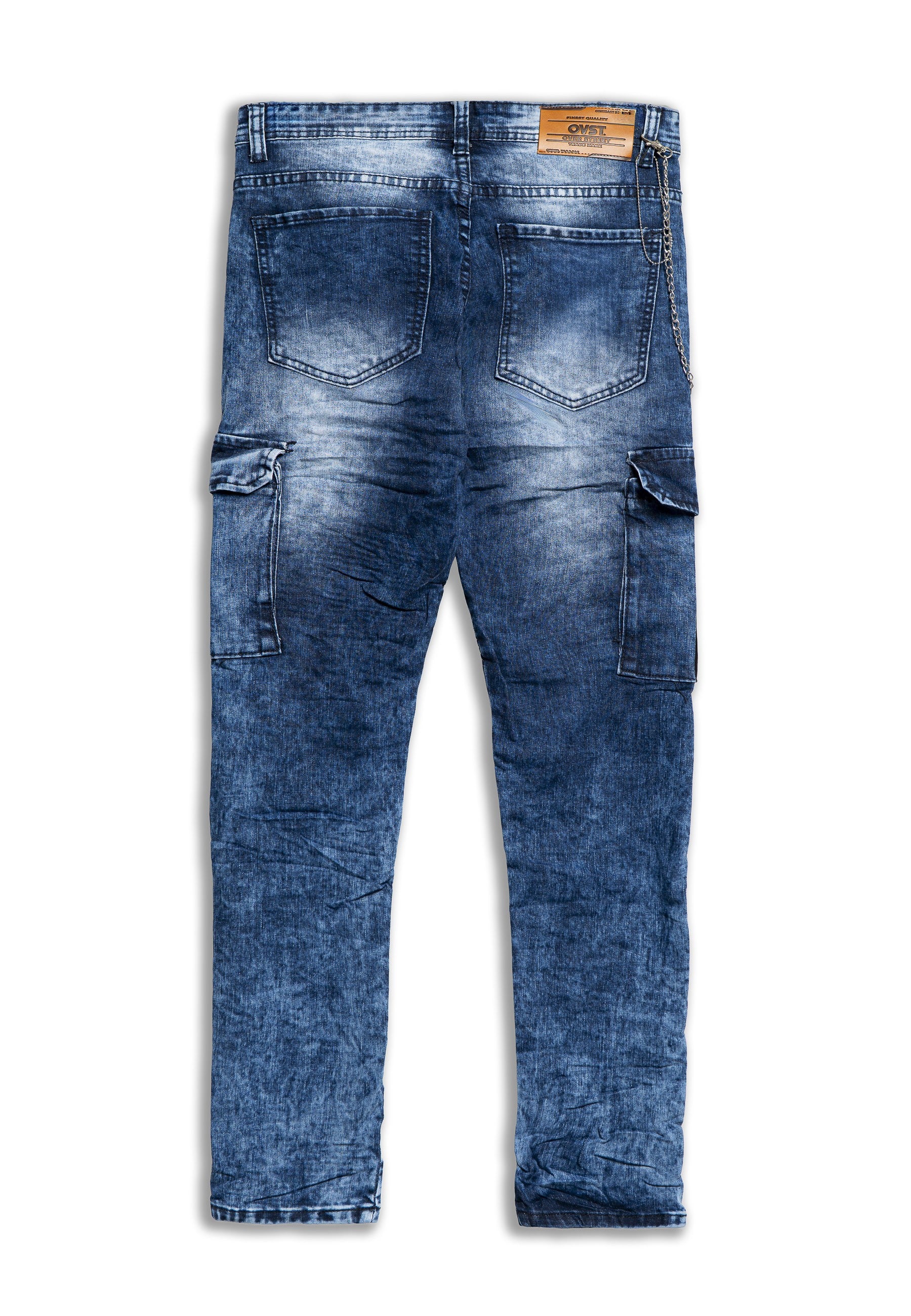 VAQUERO MOJADO GASTADO SELFIE TEAR EMBROIDERED PANT