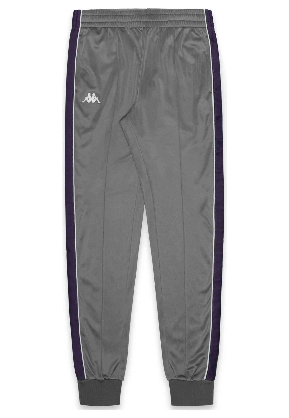 PANTALON KAPPA GRIS/VIOLETA BANDA RASTORIA SLIM TRACKPANT