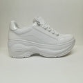 ZAPATILLA D.FRANKLIN BLANCA CHAROL DISRUPTOR CORDONES