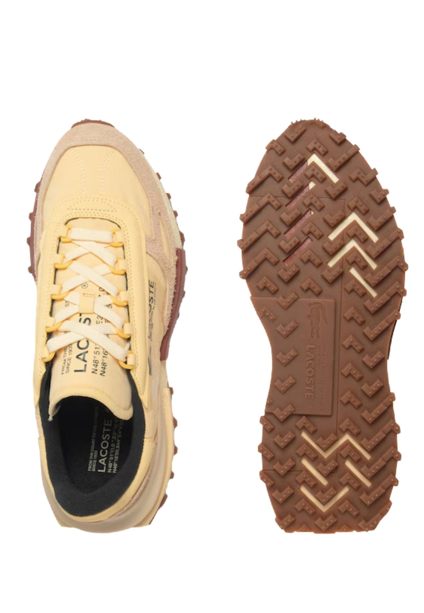 ZAPATILLAS LACOSTE AMARILLAS ELITE ACTIVE MENS SNEAKERS - AREA ZERO