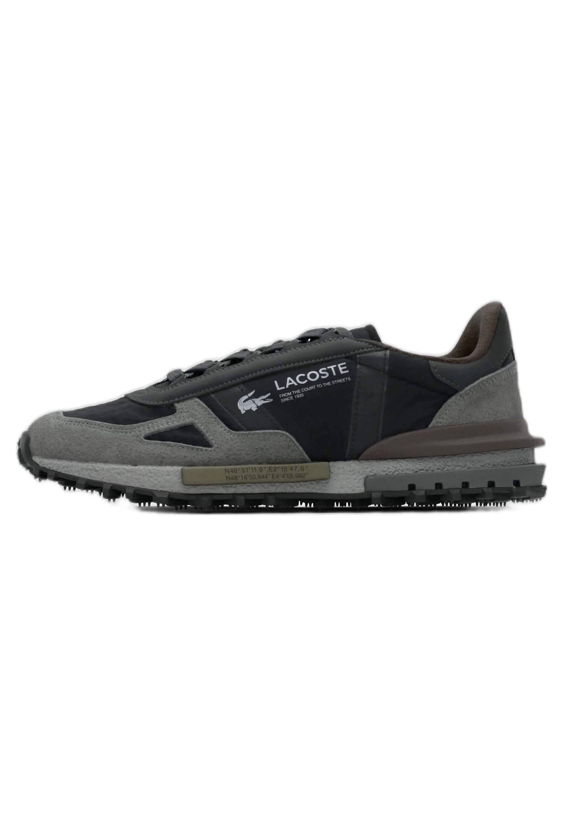 ZAPATILLAS LACOSTE ANTRACITA ELITE ACTIVE SNEAKERS
