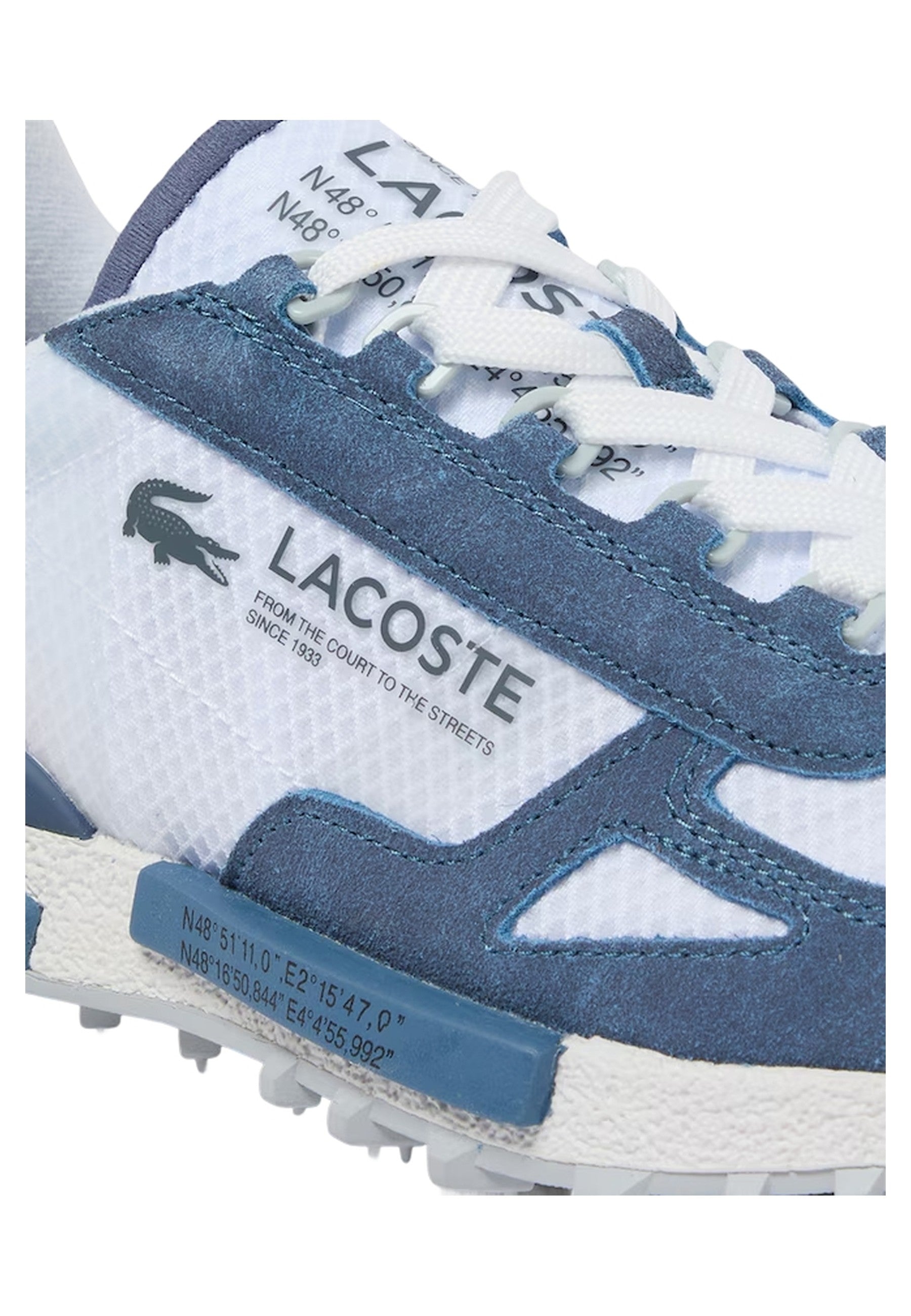 ZAPATILLAS LACOSTE AZULES ELITE ACTIVE X96 SNEAKERS