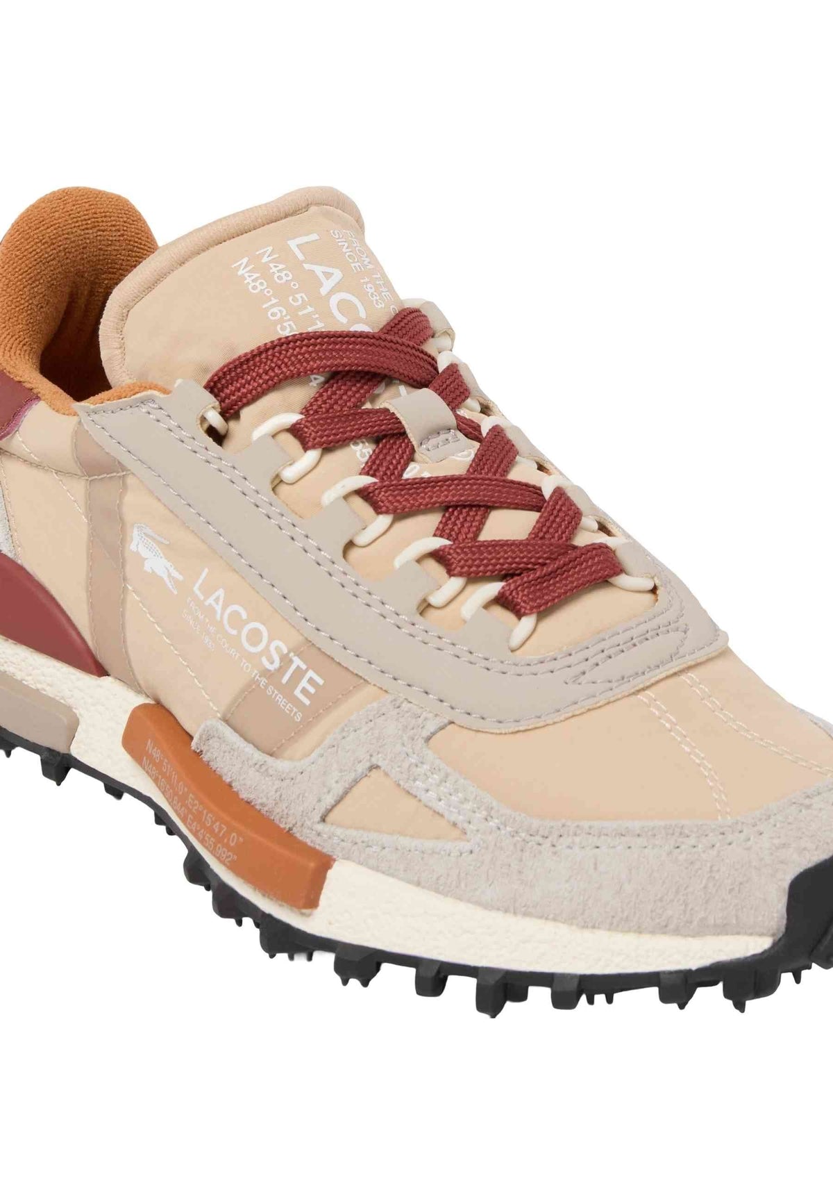 ZAPATILLAS LACOSTE BEIGE ELITE ACTIVE SNEAKERS