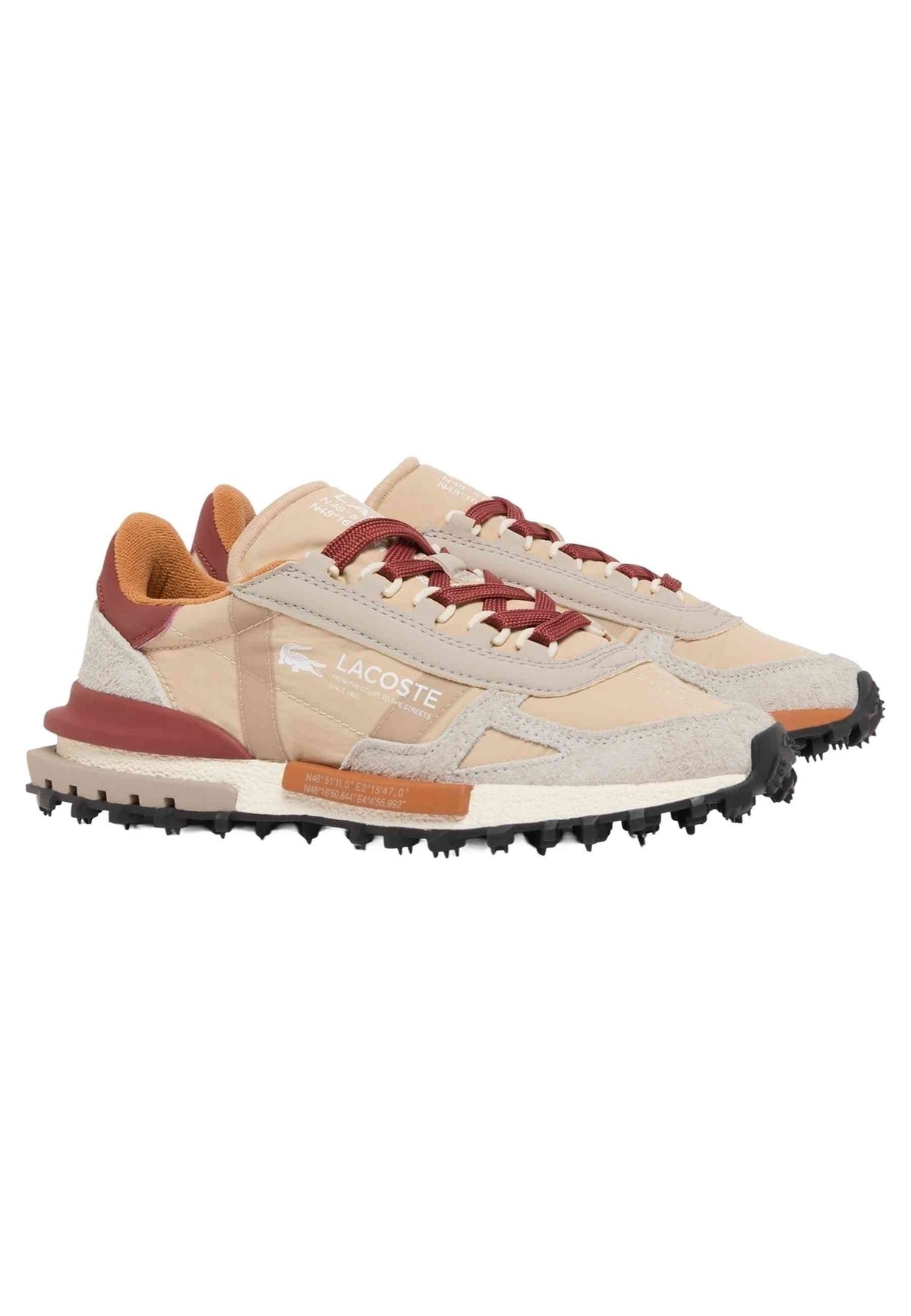 ZAPATILLAS LACOSTE BEIGE ELITE ACTIVE SNEAKERS