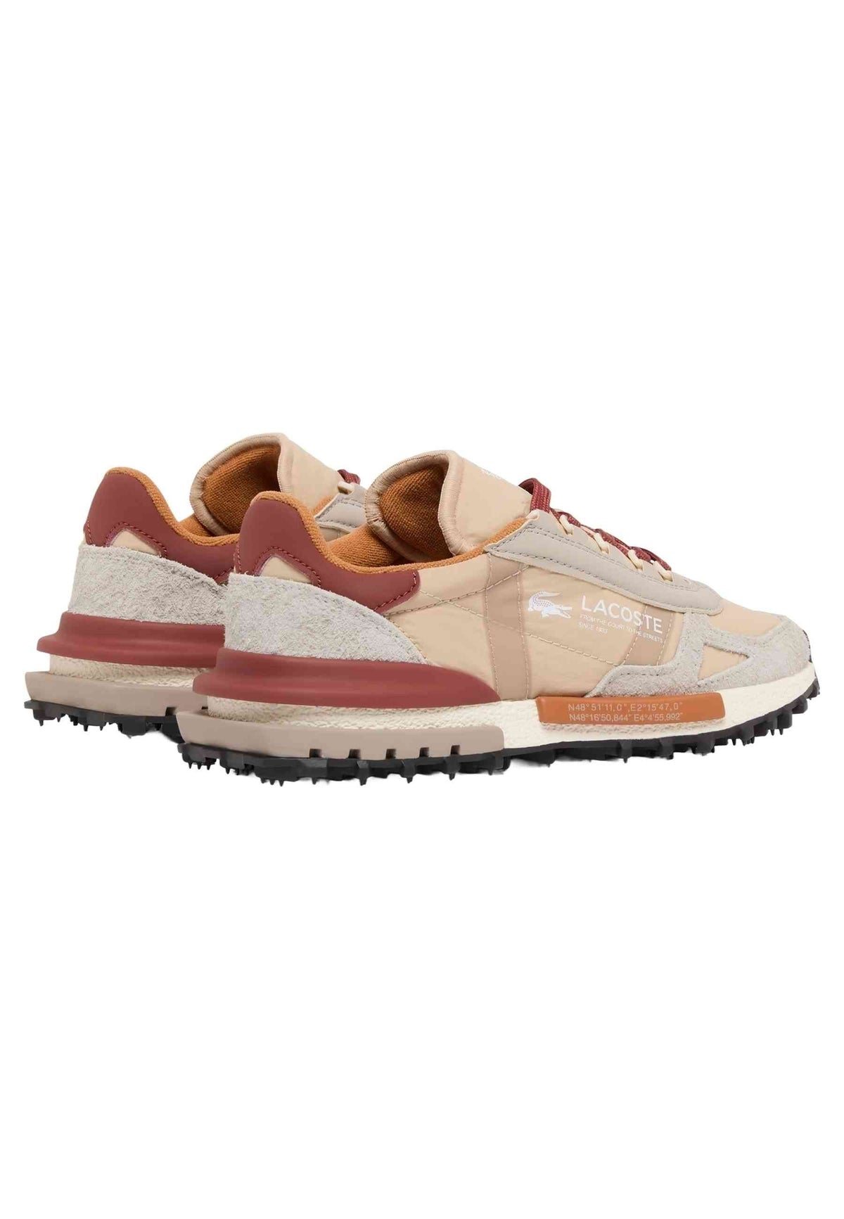 ZAPATILLAS LACOSTE BEIGE ELITE ACTIVE SNEAKERS