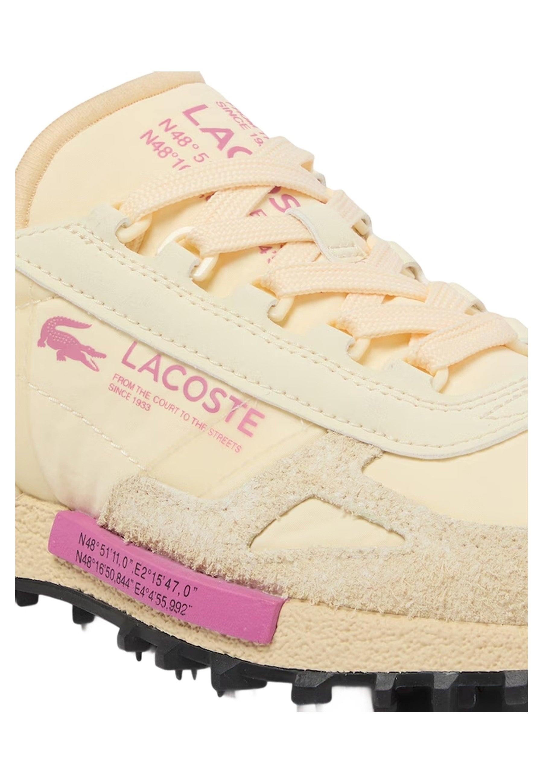 ZAPATILLAS LACOSTE BEIGE ELITE ACTIVE WMNS SNEAKERS