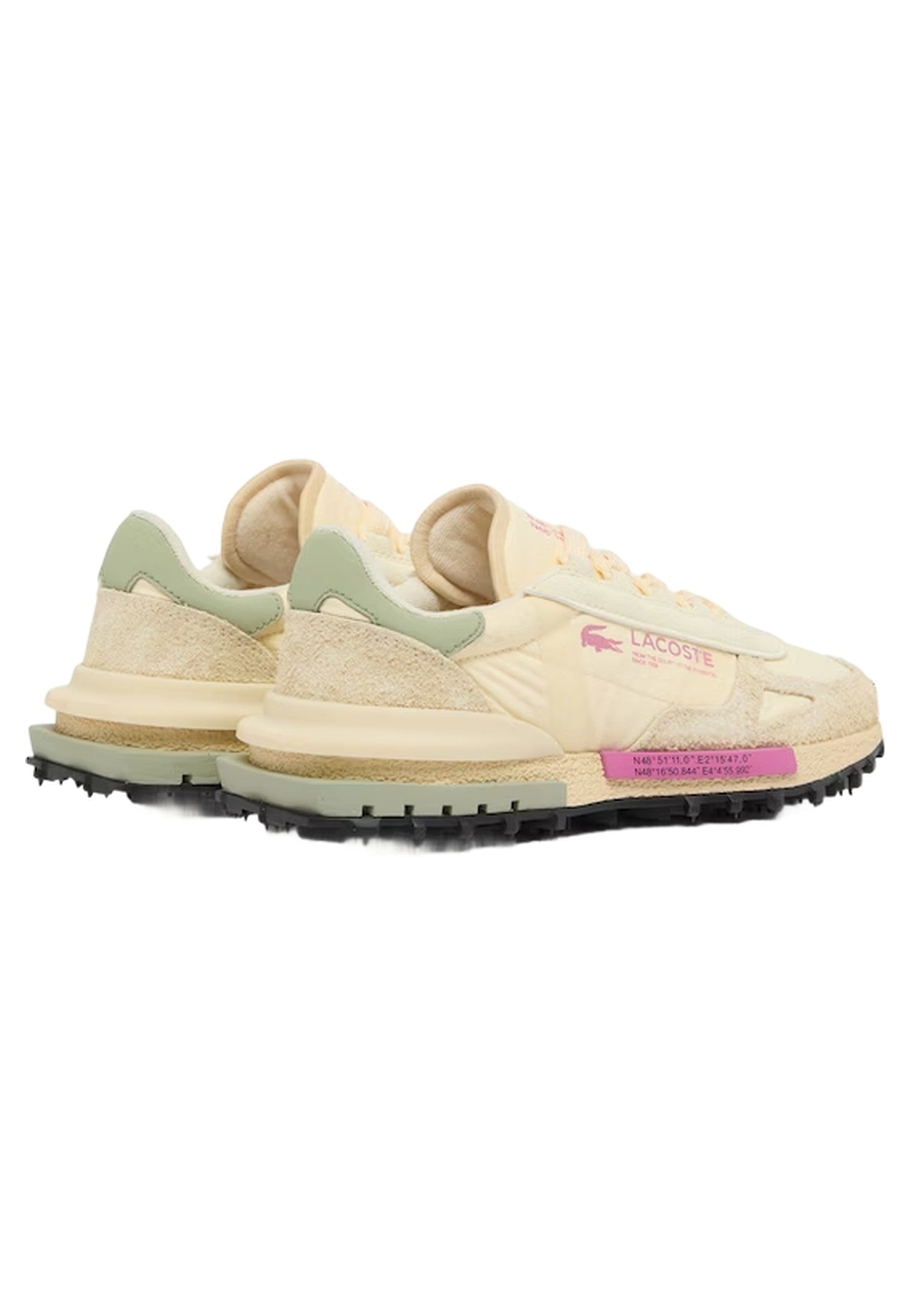 ZAPATILLAS LACOSTE BEIGE ELITE ACTIVE WMNS SNEAKERS
