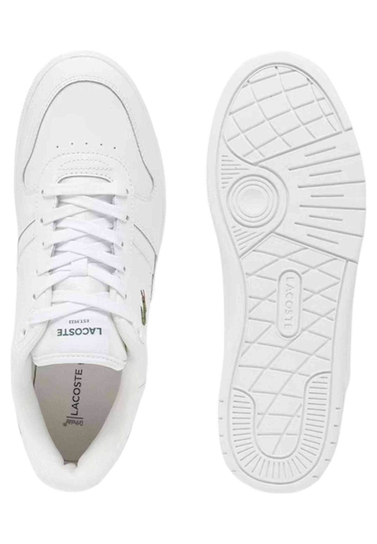 ZAPATILLAS LACOSTE BLANCAS T CLIP SET LEATHER SNEAKERS